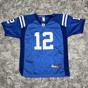 Reebok NFL Indianapolis Colts Andrew Luck #12 Jersey Onfield Men’s 52 Blue